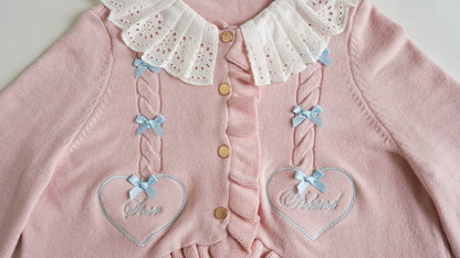 Dark Star Island - Sugar Frost - Sweet Lolita Cardigan Knit Embroidered Sweater