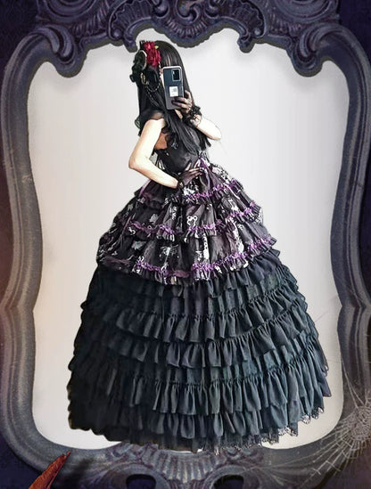 Teddy Bear - Wedding Lolita Petticoat Princess Underwear Extended Base Skirt