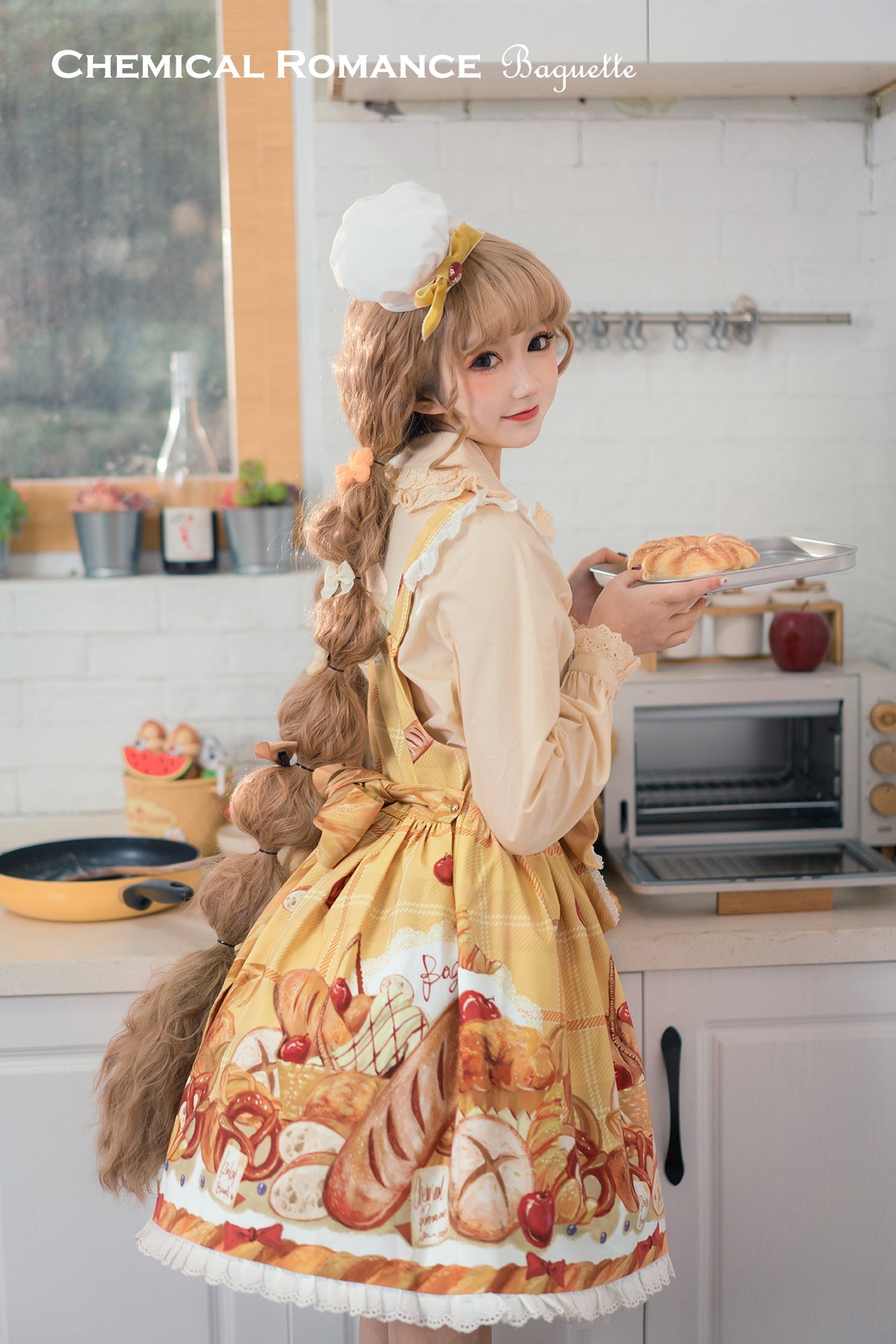 Chemical Romance - Bread New Out of the Oven - Elegant Lolita Salopette Dress