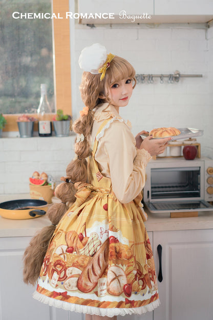 Chemical Romance - Bread New Out of the Oven - Elegant Lolita Salopette Dress