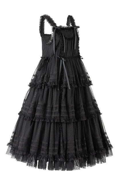 Polyhymnia - Secret Forest - Classic Lolita JSK Dress Multi-layered Dress Summer Gauze Dress