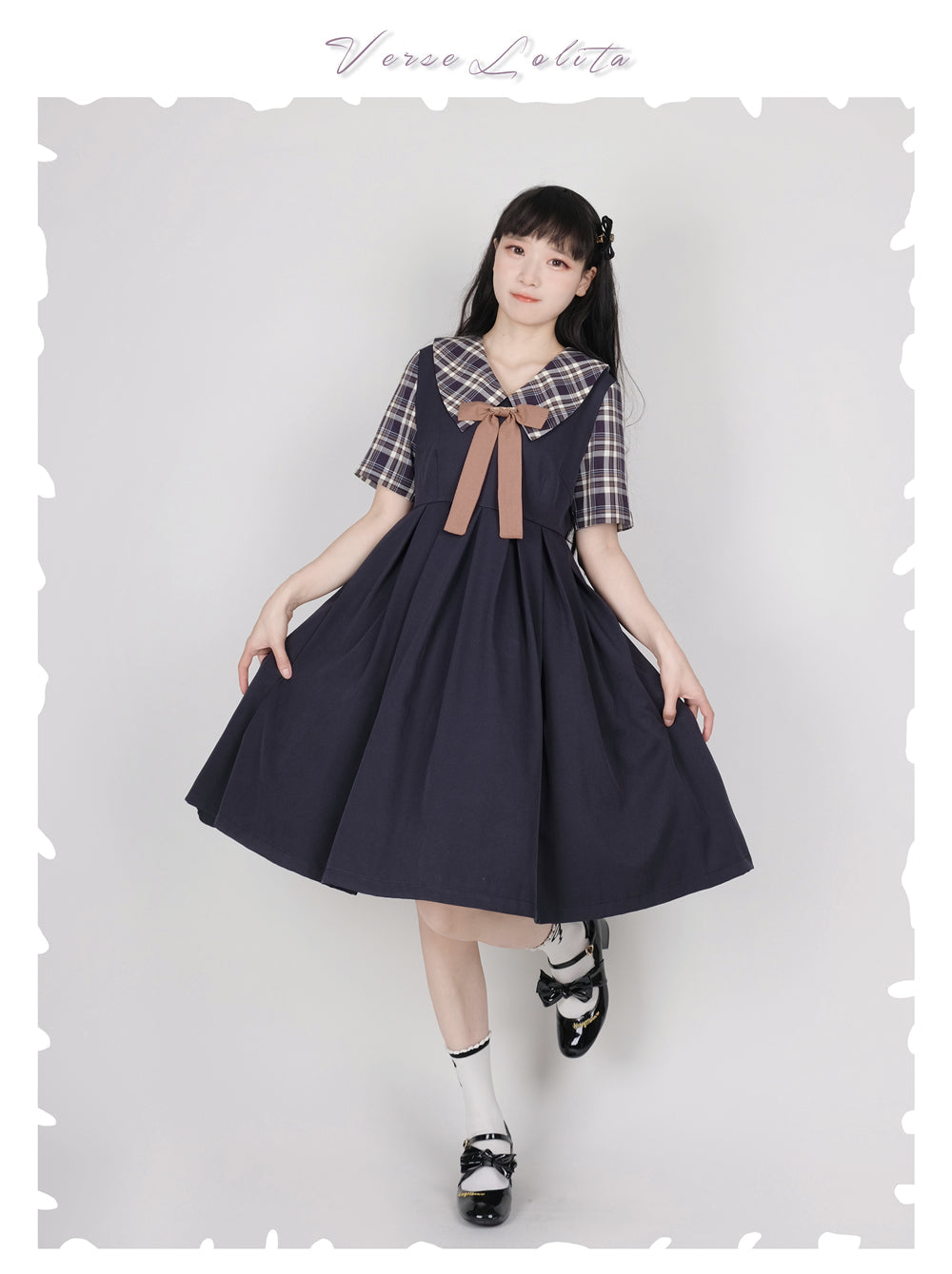 EESSILY - Macaron Waffle - Kawaii Lolita Short Sleeve Summer OP
