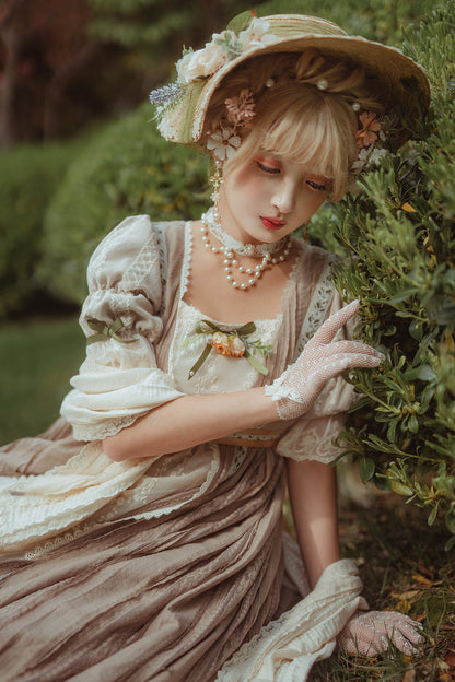 Miss Point - The Sally Gardens - Elegant Lolita Lotus Sleeves OP Dress