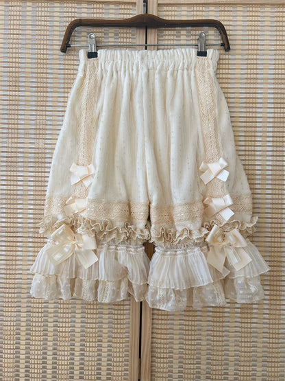 Ilovexiaolu - Gorgeous Lolita Bloomers in Coral Fleece & Cotton Styles