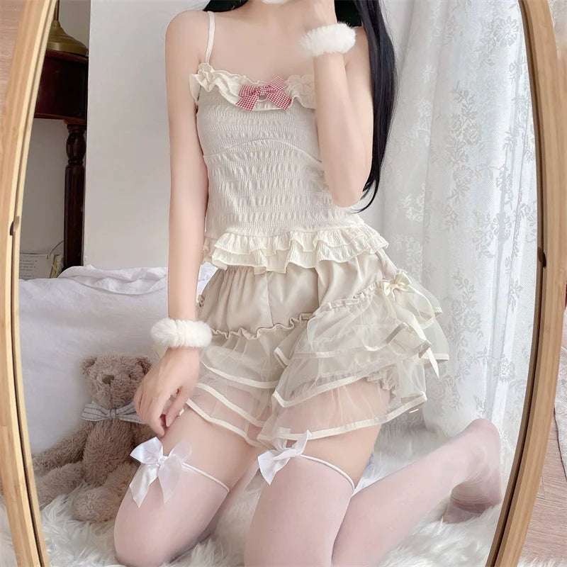 Sugar Girl - Summer Lolita Bloomers Double Layer Anti-Exposure Shorts