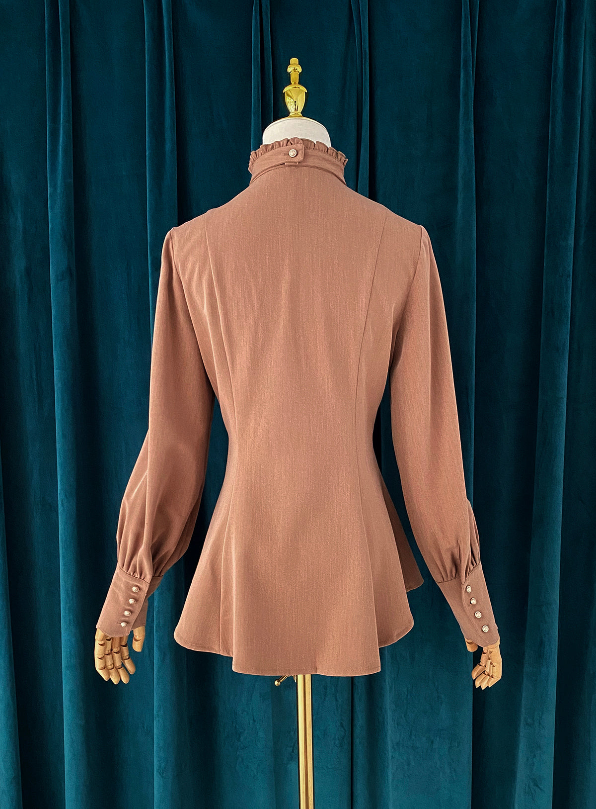 Little Dipper - Elegant Lolita Mutton Sleeve Stand Collar Blouse