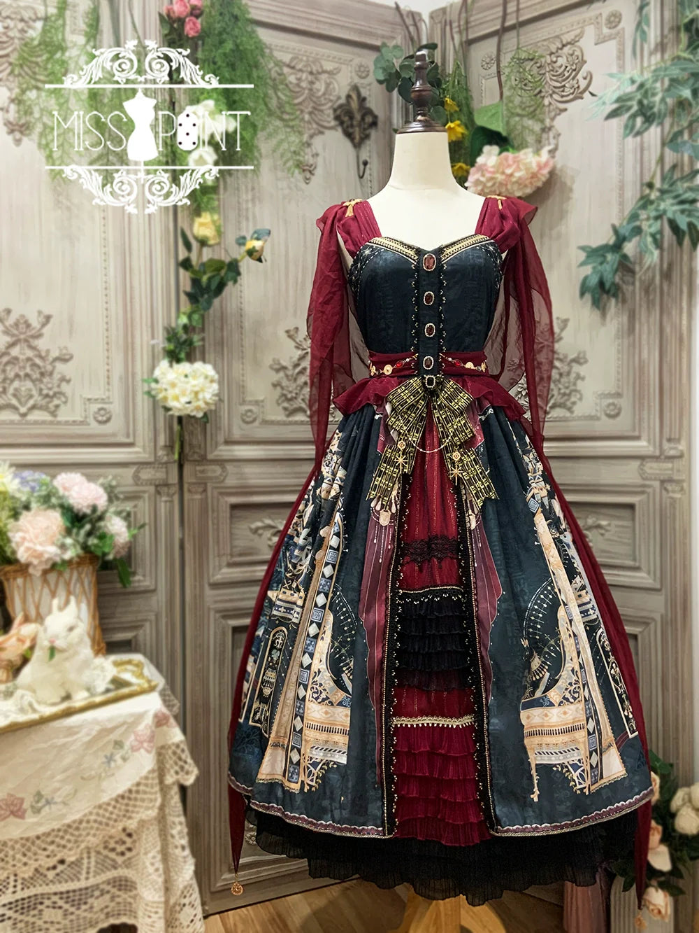 Miss Point - Dusk Best - Egyptian Lolita Dress Set Gorgeous JSK