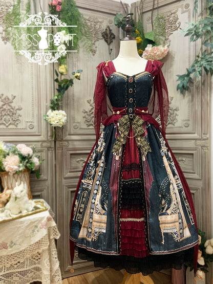Miss Point - Dusk Best - Egyptian Lolita Dress Set Gorgeous JSK