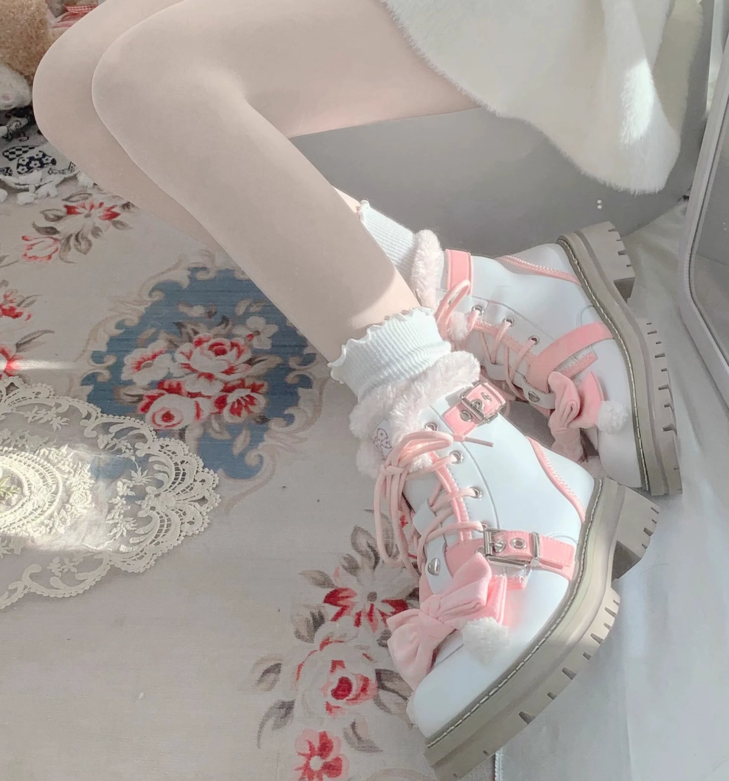 StarsCrwon - Sweet Lolita Shoes Winter Lolita Martin Boots