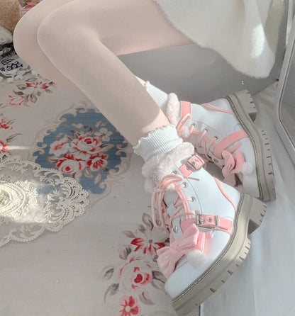 StarsCrwon - Sweet Lolita Shoes Winter Lolita Martin Boots