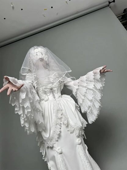 LeMiroir - Saint - Gothic Lolita Bolero Skirt Mermaid Dress Corset