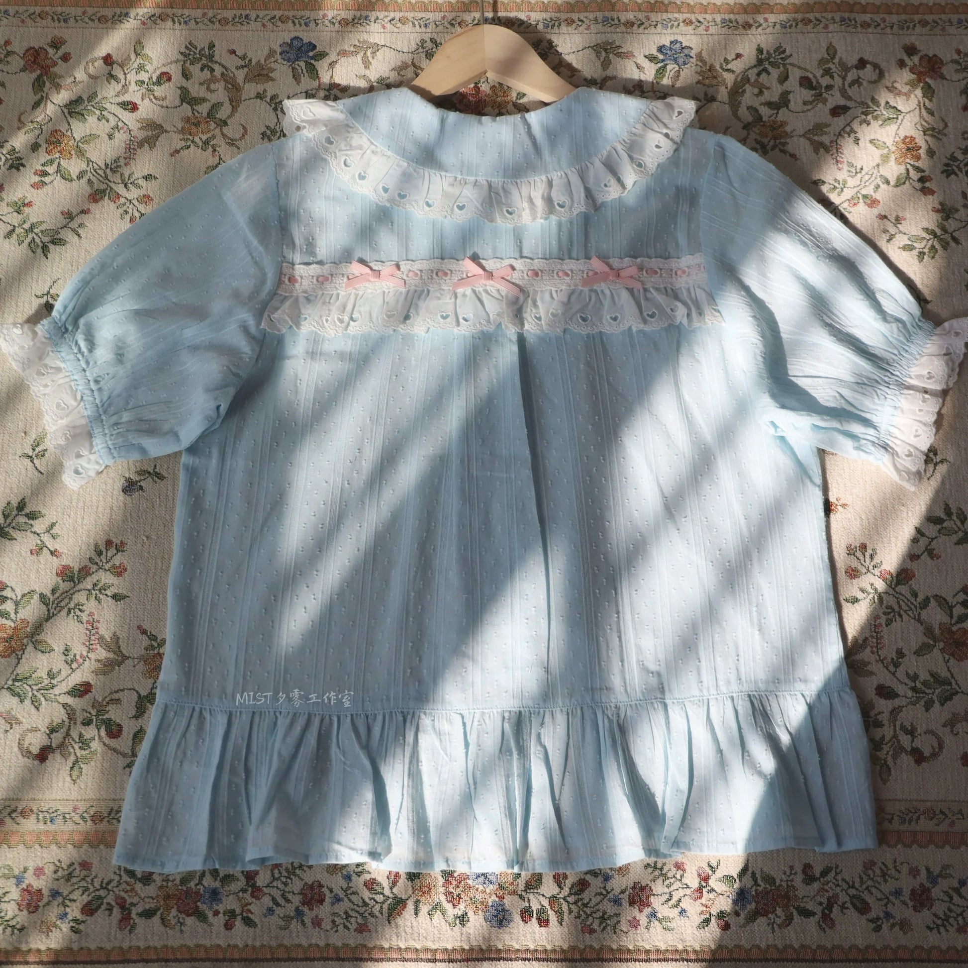 MIST - Cotton Sweet Lolita Blouse, Peter Pan Collar