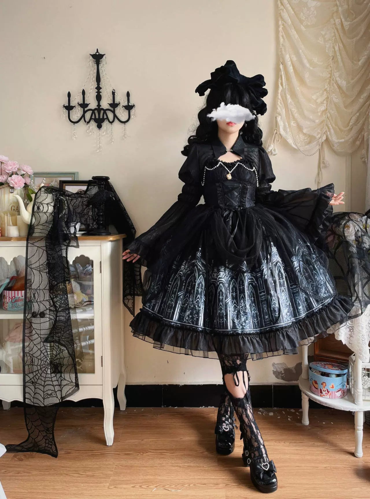 Sugar Girl - Silent Night Church - Gothic Lolita JSK Dress & Bolero