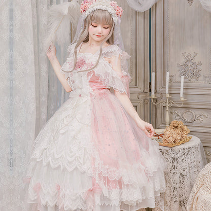 Cat Fairy - Glaze Illusion - Magnificent Wedding  Lolita Tea Party Dress