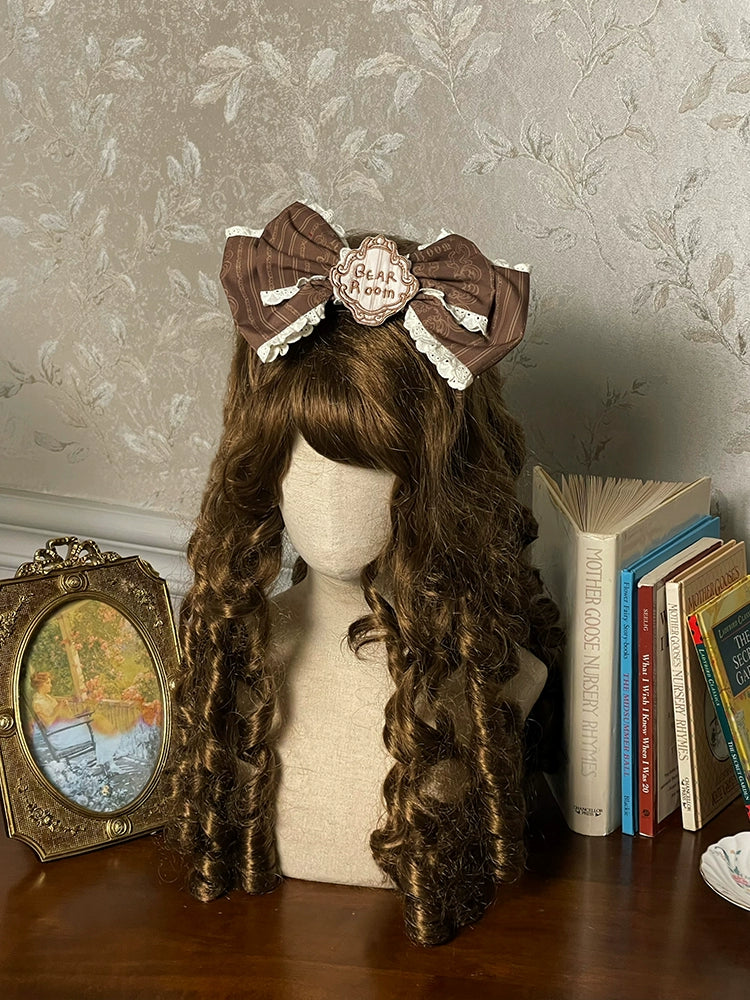 Alice Girl - Sea Salt Fairytale - Sweet Lolita Headdress Built-in Wire BNT and Bow KC