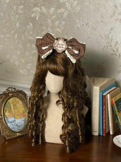 Alice Girl - Sea Salt Fairytale - Sweet Lolita Headdress Built-in Wire BNT and Bow KC