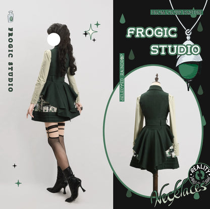 Frogic Studio - Magic Pharmacy - Vintage Lolita Vest Retro High-Waisted Lolita Vest