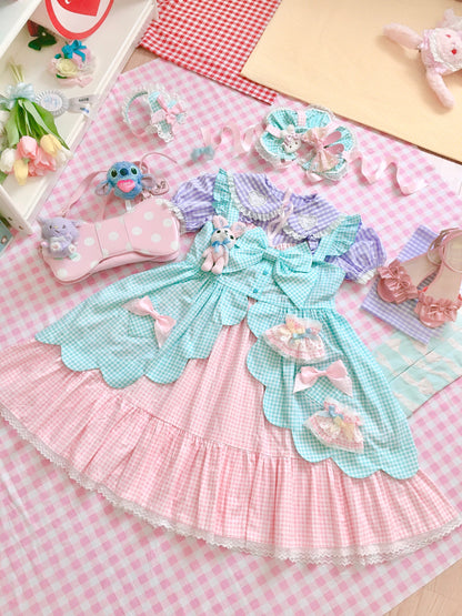 Fluff Mollie - Split Pea Breakfast - Kawaii Lolita Cotton JSK