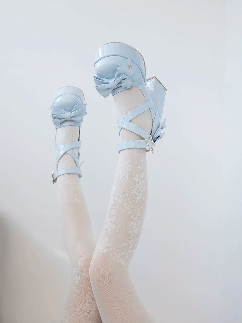 Beauty Bunny - Star Prayer - Kawaii Lolita Shoes Round Toe Summer Heels