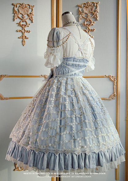 Lingxi Lolita - Greek Style Vintage Handmade Bead Lolita Dress