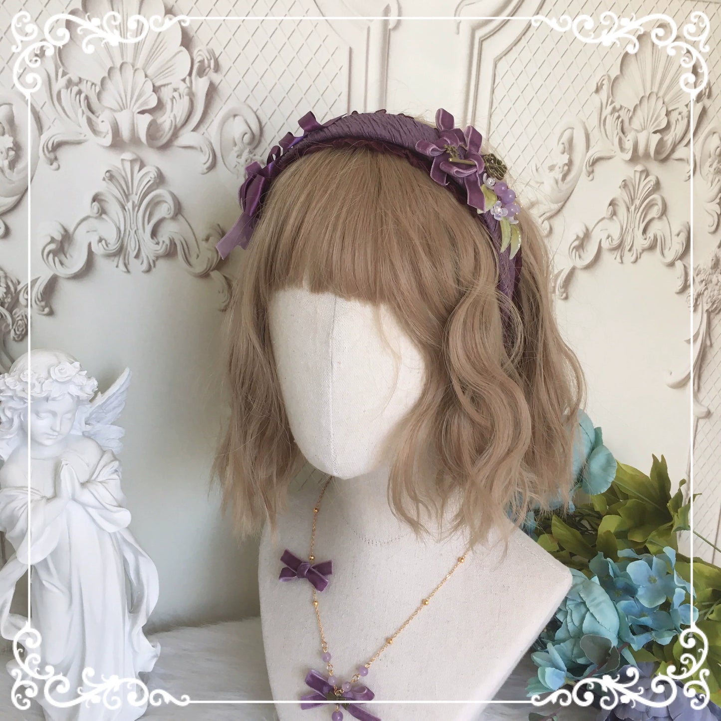 Chestnut Lolita - Louvre Vineyard Accessory Hairband Retro Lolita KC