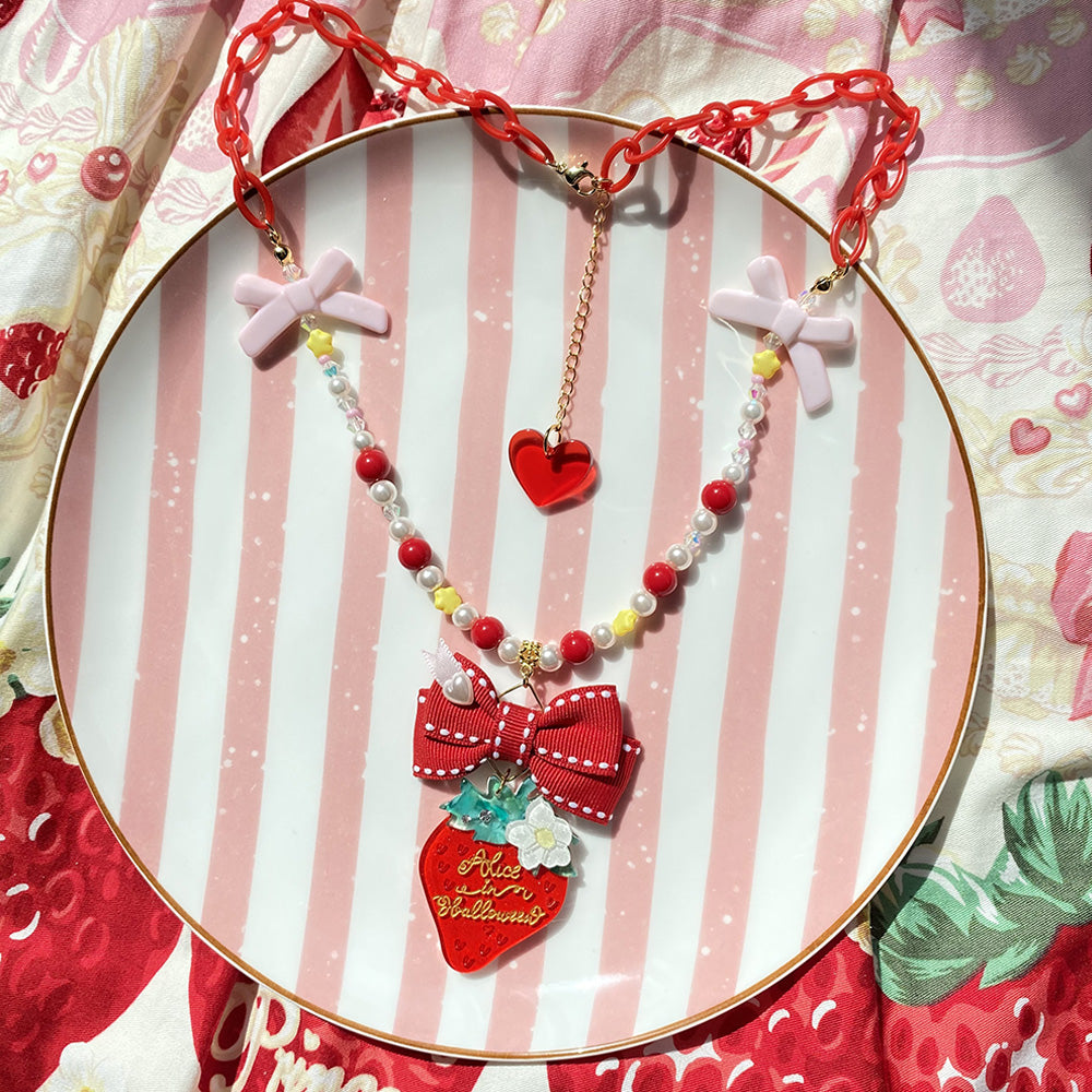Halloween Alice - Lolita Strawberry Accessory Set