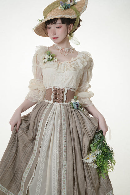 Miss Point - The Sally Gardens - Lotus Root Sleeve Lolita Blouse