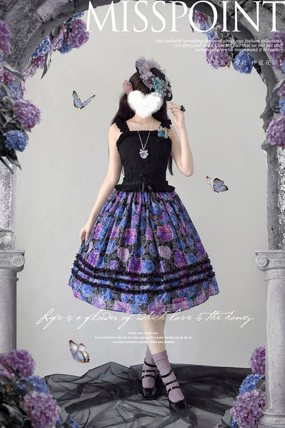 Miss Point - Midsummer Garden - Elegant Lolita Cotton Top