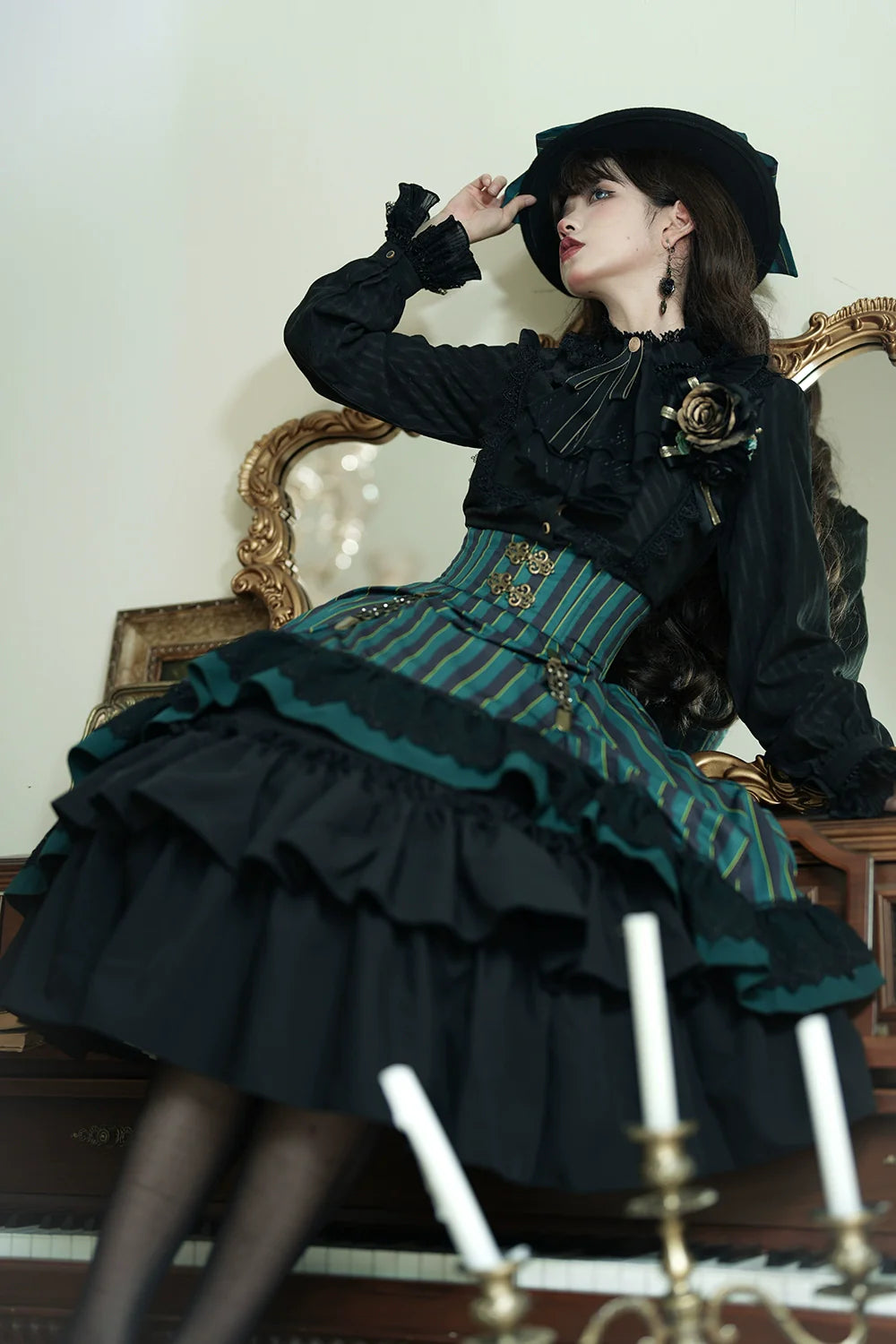 Miss Point - Custom-Made Lolita Elegant Stand Collar Lolita Shirt