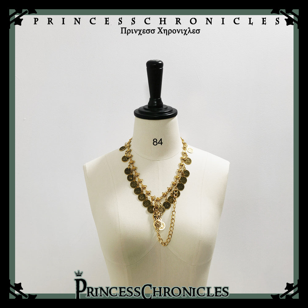 Princess Chronicles - Black Cat - Vintage Ouji Lolita Necklace
