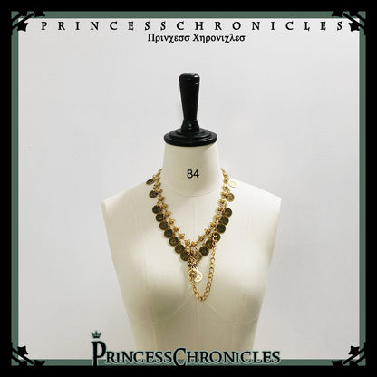 Princess Chronicles - Black Cat - Vintage Ouji Lolita Necklace