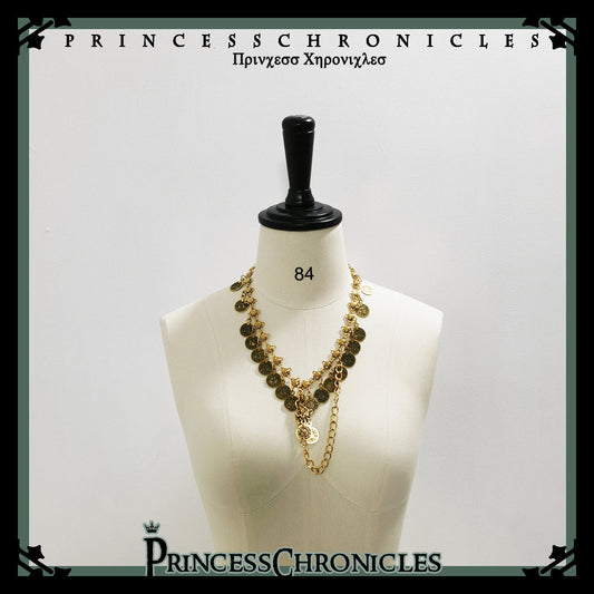 Princess Chronicles - Black Cat - Vintage Ouji Lolita Necklace