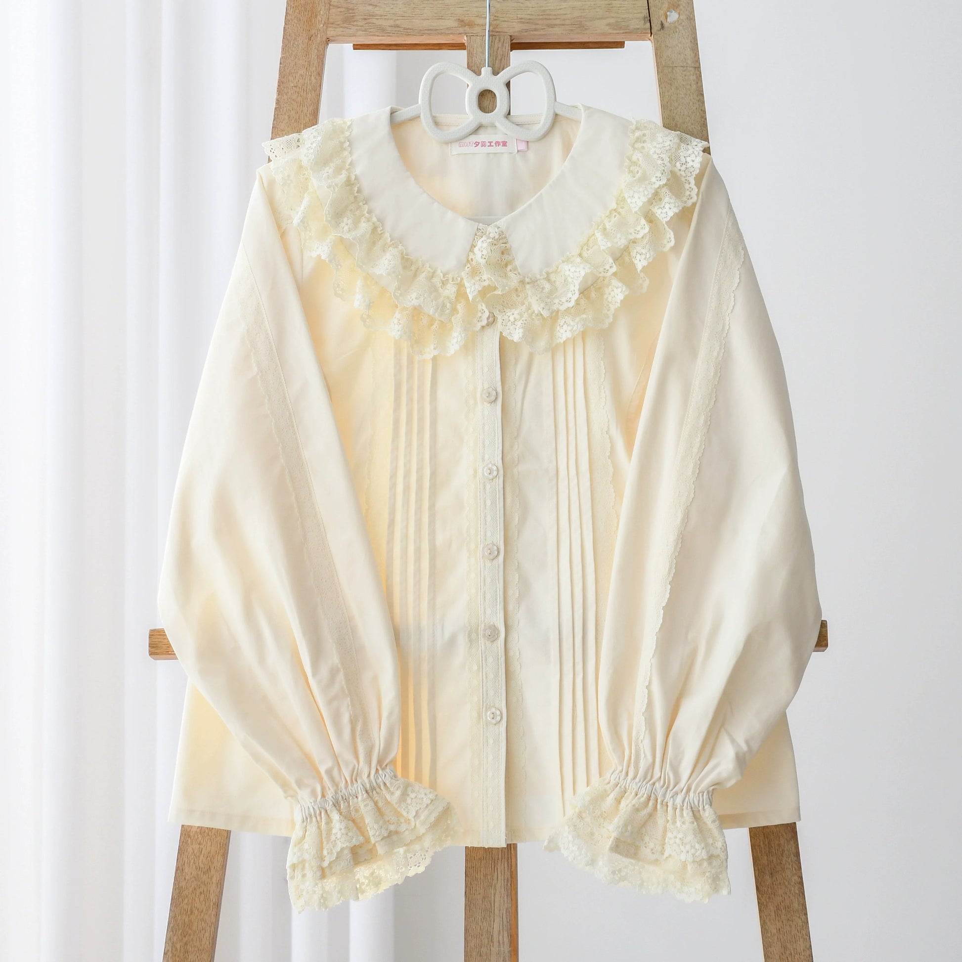 MIST - Hyde Garden - Daily Lolita Shirt Cotton Blouse Long Sleeves