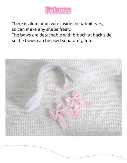 Xiaogui - Sweet Lolita Rabbit Ear KC Headband