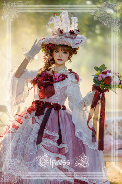 Elpress L - Universal Black White Chiffon Lolita Blouse