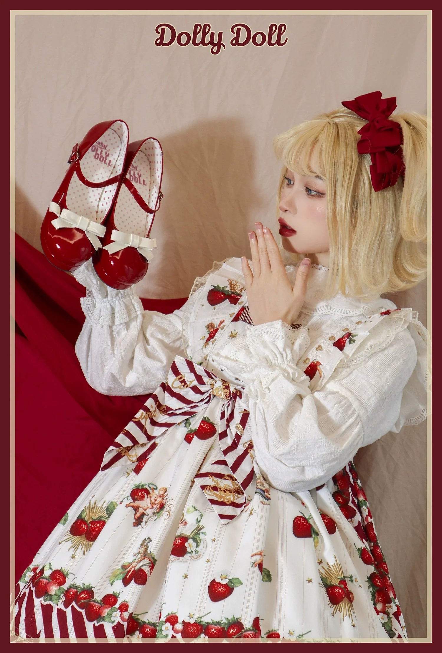 Dolly Doll - Lovers' Gift - Round Toe Middle Heel Mary Jane Lolita Shoes