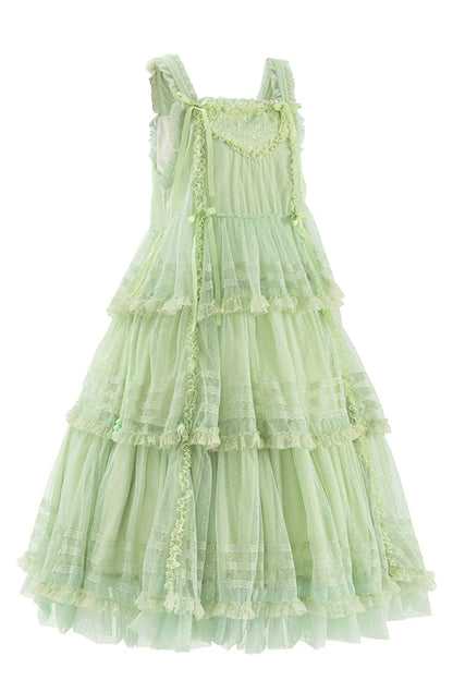 Polyhymnia - Secret Forest - Classic Lolita JSK Dress Multi-layered Dress Summer Gauze Dress