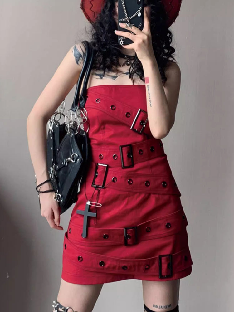 Original cool denim dress【s0000006231】