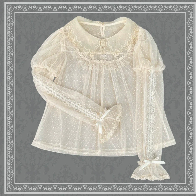 Sweet Date - Wedding Lolita Dress Bridal Elegant Retro JSK Daily Lolita Shirt