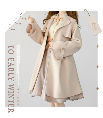 Yuansu - To Early Winter - Multicolors Lolita Winter Overcoat