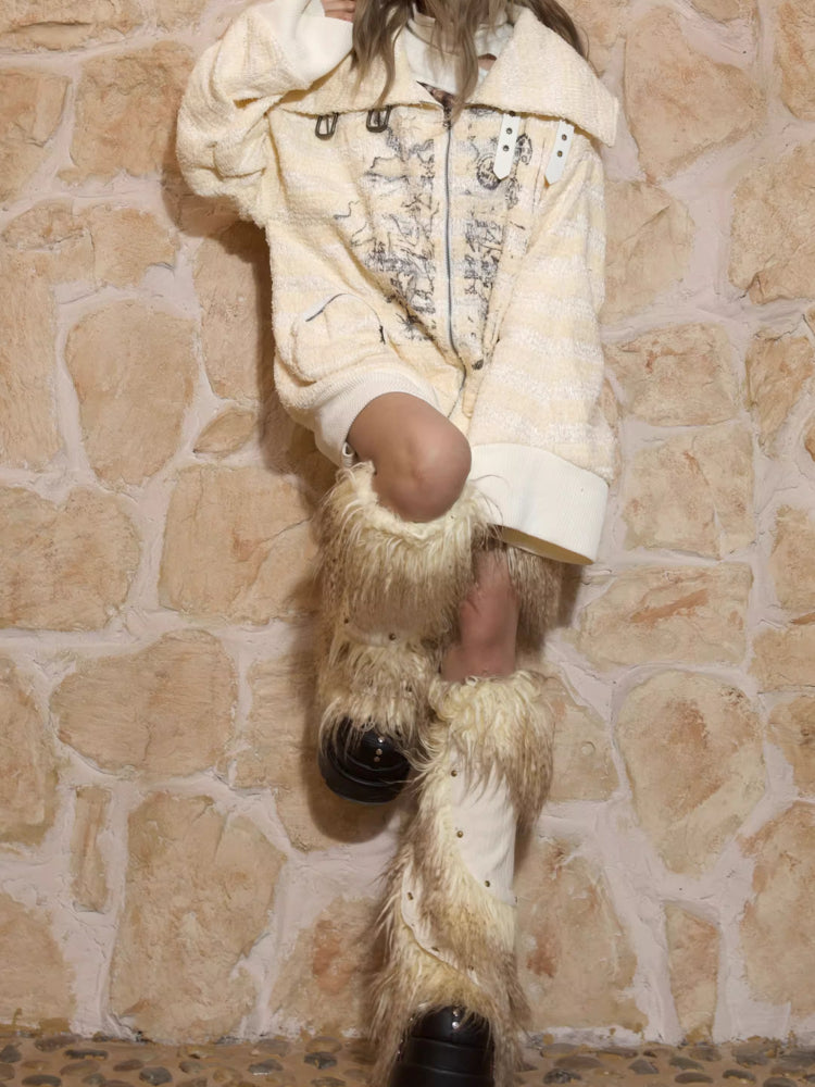 Punk street short skirt+leg cover【s0000005672】