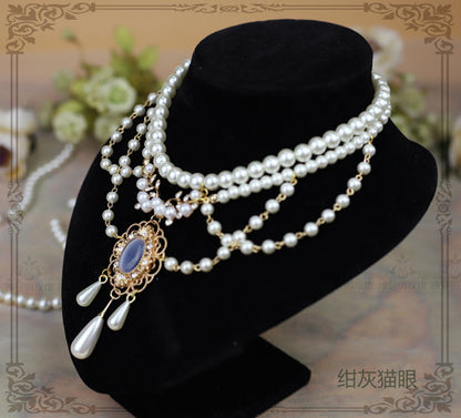 Rose of Sharon - Theresa - Vintage Wedding Lolita Necklace