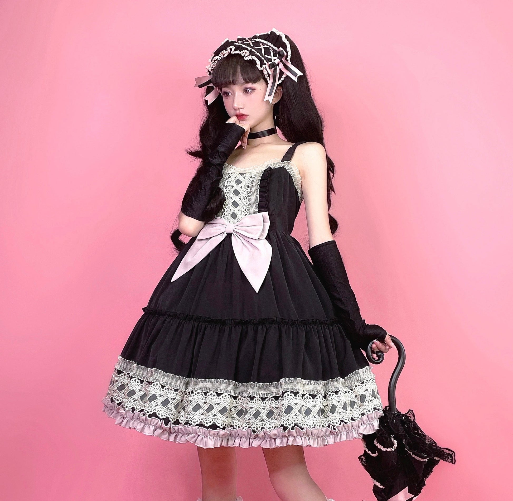 Eye of  White Crow - Dairy Lolita Dress Hot Girl JSK
