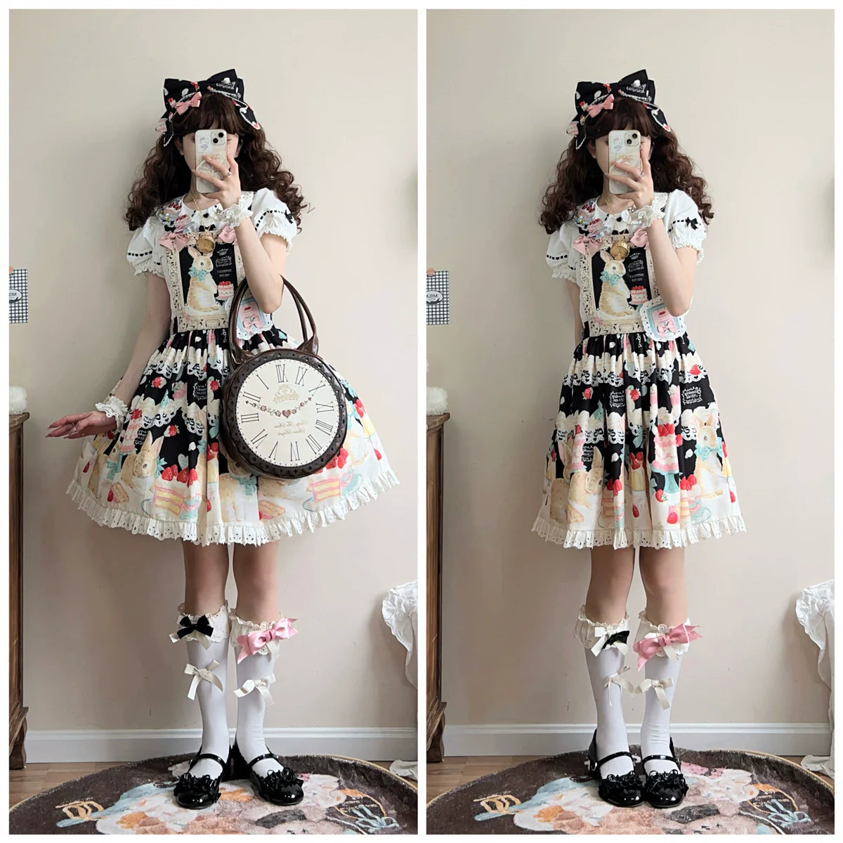 Dark Star Island - Honey Bunny Cake - Sweet Lolita JSK/OP/Strap SK/Shirt