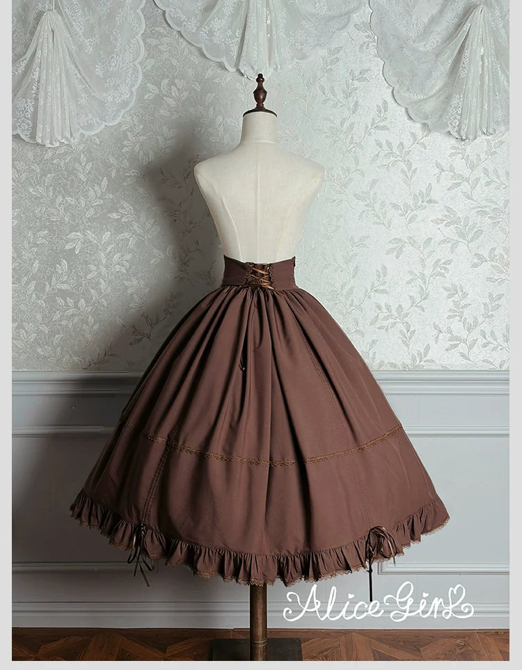Alice Girl - Duke of Victoria - Classic Lolita SK & Overskirt Set