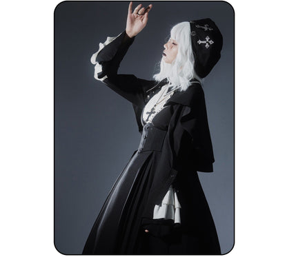 Susin Lolita - Cross Praise - Nun Style Gothic Lolita Dress and Blouse