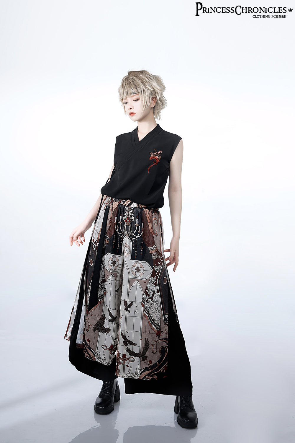 Princess Chronicles - Night Instructions - Ouji Lolita Sleeveless Top