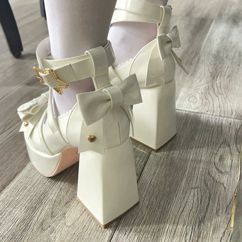 Beauty Bunny - Star Prayer - Kawaii Lolita Shoes Round Toe Summer Heels