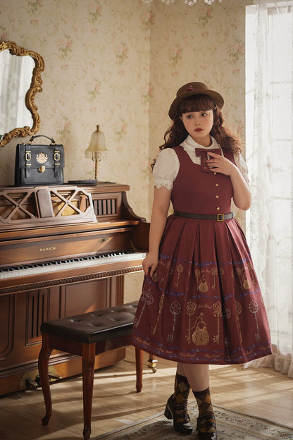 Miss Point - Antique Key - Elegant Lolita JSK Retro Lolita Dress