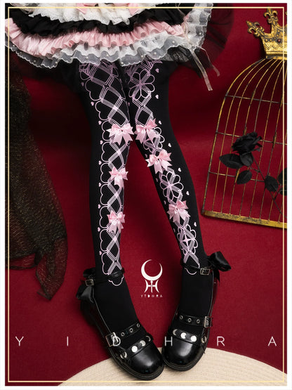 Yidhra - Witch 2.0 - Printed Lolita Pantyhose, Gorgeous Style